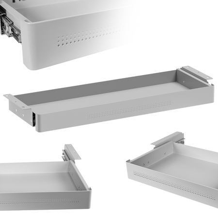 Szuflada do biurka XL Spacetronik SPB171 Szara Outlet B