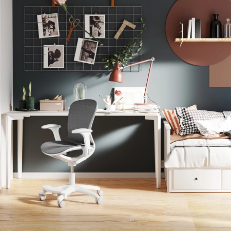 Krzesło dziecięce do biurka ergonomiczne czarne Spacetronik XD SPC-XD02B OUTLET - zdjęcie 2