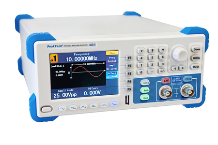 Arbitralny generator przebiegów 2CH 1µHz – 10MHz 10W PeakTech 4124 - zdjęcie 2