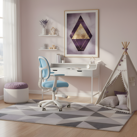 Fotel obrotowy dziecięcy Spacetronik SPC-XD18A Niebieskie