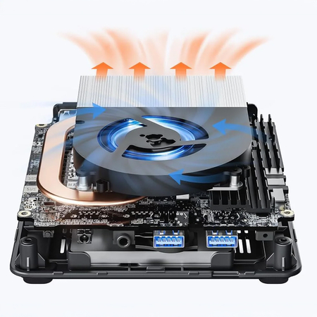 Minisforum UN1250 Intel Core i5-1250P RAM 16GB Dysk 1TB M.2