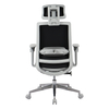 Fotel ergonomiczny biurowy 5D z podnóżkiem Spacetronik Albert Czarny OUTLET