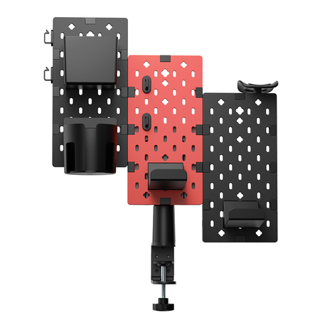 Holdee-Zubehör perforierte Platte SPB-153R, Rot/Schwarz