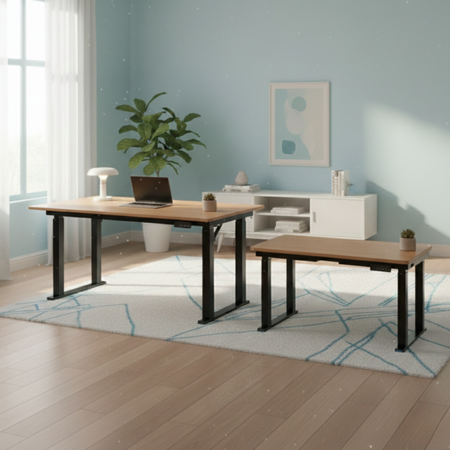 Stelaż biurka elektrycznego SPE426B  71–118 cm czarny