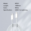 USB-C - Lightning Kabel LDNIO MFI-01