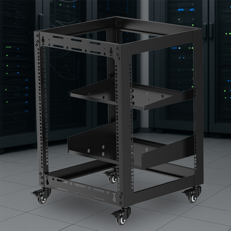 Mobile Network Cabinet 19 "Open Rack Pro-10U - zdjęcie 2
