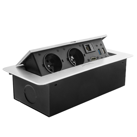 Spacetronik SPS-D26S V2 Arbeitsplatten-Steckdosenöffnung