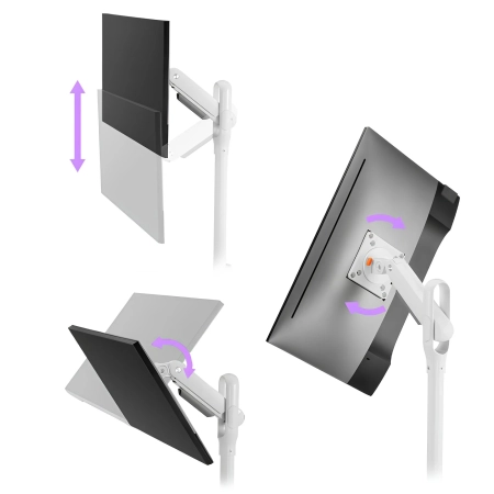 OUTLET Mobilny uchwyt na monitor Spacetronik SPE-T01W