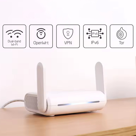 Router mini Wi-Fi 5 VPN GL.iNet Opal GL-SFT1200 - zdjęcie 2