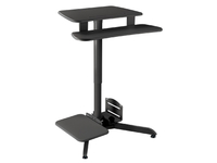 Biurko stacja robocza Maclean MC-848 max wys 109cm - do pracy stojąco siedzącej