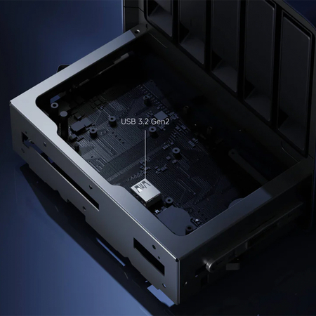 Minisforum NAS N5 Ryzen 7 255, 0+128