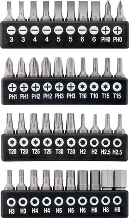 Schraubendreher Schraubendreher + Bits KIT 58-teilig. Goobay
