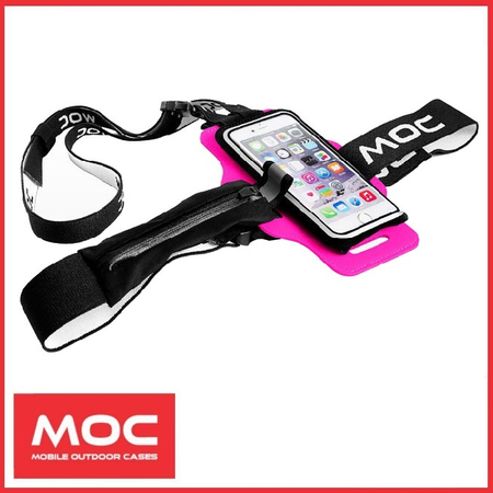 Brustplatte und Slip-in Bag XL bis 55" rosa