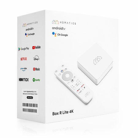 Android SMART TV Homatics Box R Lite 4K + Tuner