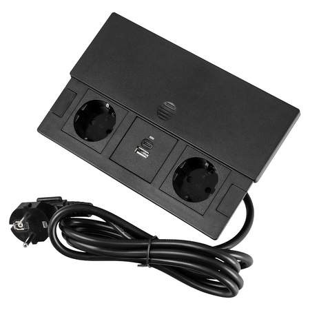 Gniazdo blatowe zasuwane Spacetronik SPS-S24B V4