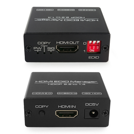 Konwerter HDCP2.2 do HDCP 1.4 Spacetronik SP-H22H14 4K