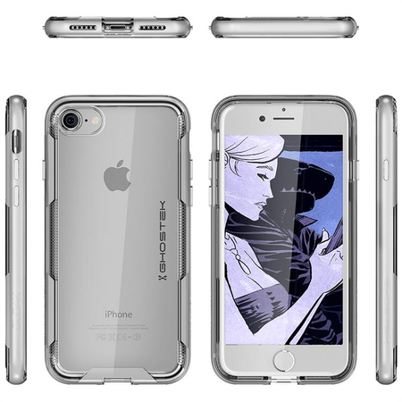 Etui Cloak 3 Apple iPhone 7 8 srebrny - zdjęcie 2