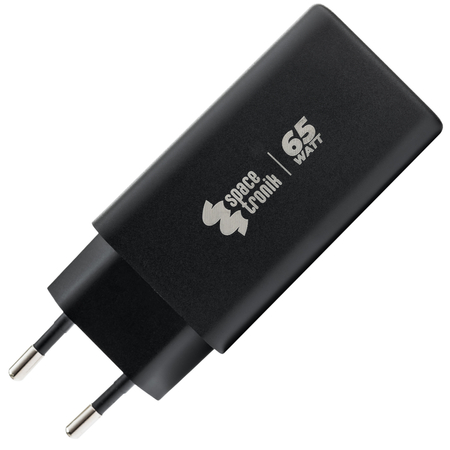 3-in-1 USB-C USB PD Quick 65W 5A Ladegerät schwarz - zdjęcie 2