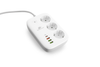 Inteligentna listwa zasilająca Spacetronik SL-PS27 z 3 AC 4 USB