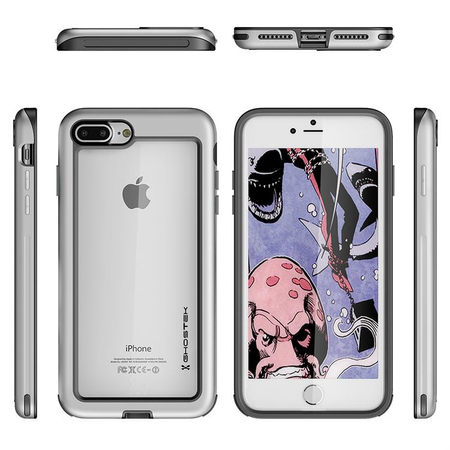 Tasche Atomic Slim Apple iPhone 7 Plus 8 Plus silber - zdjęcie 2