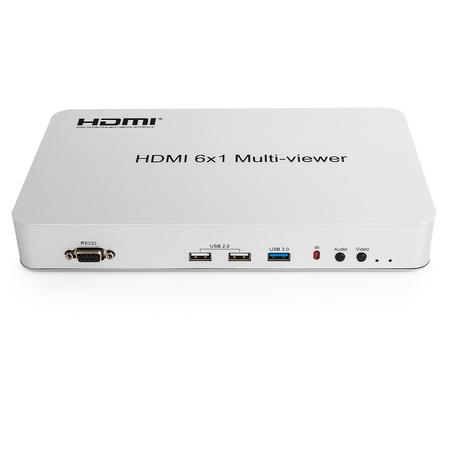 Multi-Viewer HDMI 6/1 Spacetronik SPH-MV61PIP-Q3 4K 60Hz