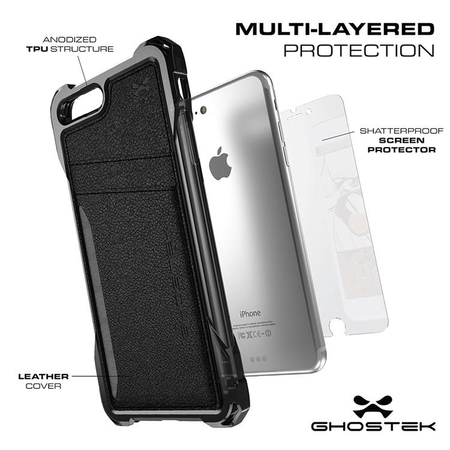 Etui Exec Apple iPhone 7 8 Plus złoty