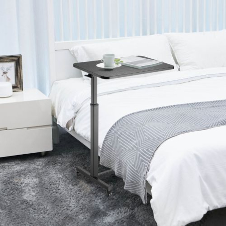 Regulowany stolik na kółkach Buddy 02 Lite czarny Outlet C+