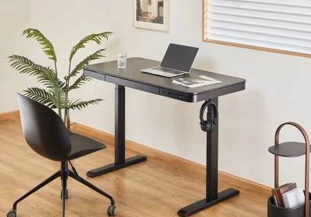 Eleganckie Biurko z Elektryczną Regulacją Wysokości Spacetronik Astrid SPE-B126BB OUTLET