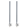 Rundstrahlantennen-Set 10dBi 4G LTE OMNI N grau