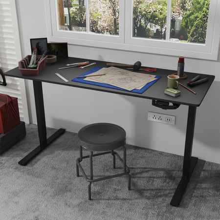 Manualne biurko Spacetronik Moris 113BB 140x60 - zdjęcie 2