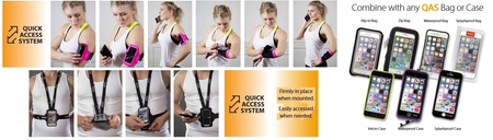 Zestaw Chest Plate + Slip-in Bag do L 4,7" black - zdjęcie 2