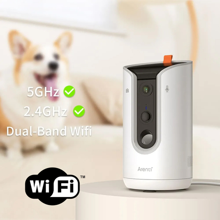 Kamera dla zwierząt z podajnikiem Arenti PetCam1T