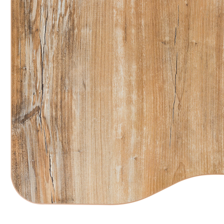 Czarne biurko elektryczne Spacetronik SPE-152B z blatem 158×80 Drewno retro