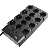 Listwa zasilająca 13xAC 4xUSB 2xUSB-C