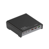 Wielofunkcyjna czarna stacja ładująca 120W LDNIO Q605 6 portów USB (3 USB-C, 3 USB-A)