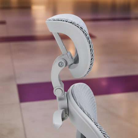 Regulowany Fotel biurowy 6D SPRINGO-02 Czarny