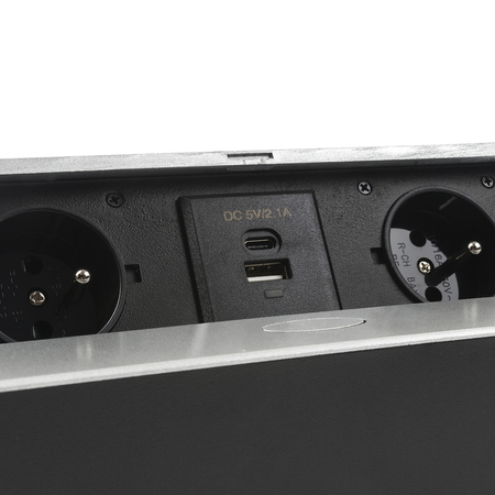 Spacetronik SPS-D24CS Arbeitsplatten-Steckdosenöffnung - zdjęcie 2