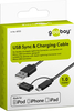 Kabel USB - micro USB + adapter Apple Lightning Goobay 1m