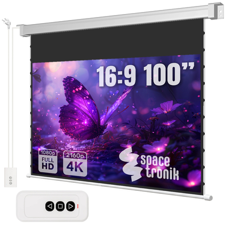 Elektr. ekran projekcyjny napinany ALR 100" 16:9