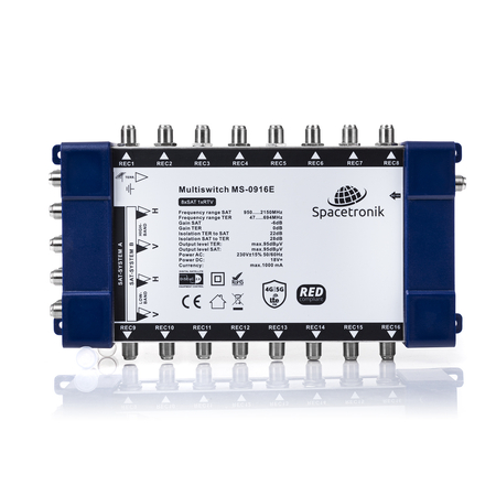 Spacetronik E-Serie MS-0916E 9/16 Multischalter - zdjęcie 2
