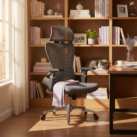Fotel Ergonomiczny Spacetronik Axon  Szary - zdjęcie 2