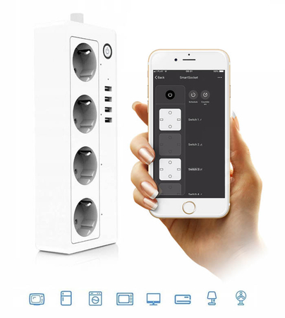 Spacetronik Smart Life Steckdosenleiste SL-PS26
