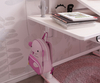 Regulowane biurko dla dziecka z półką Spacetronik XD 112x60 cm (różowe)