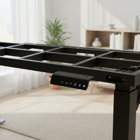 Stelaż biurka elektrycznego SPE426B  71–118 cm czarny