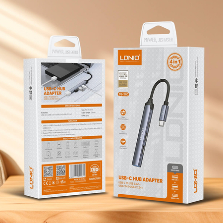 LDNIO DS-34C USB-C HUB Adapter