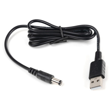 Netzadapterkabel von USB auf DC 2,5/5,5 100cm - zdjęcie 2