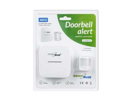 Sygnalizator wejścia bezprzewodowy czujnik ruchu GreenBlue GB212