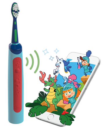 Elektryczna szczoteczka do zębów Playbrush Smart Sonic z trenerem i grami