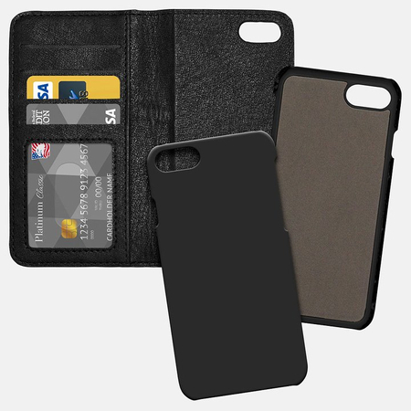 Portfel + etui na telefon MOC Mag Wallet New York na iPhone 7/8 Black