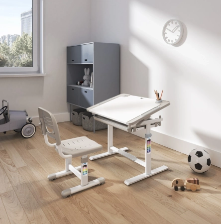 Zestaw biurko i krzesło dla dziecka SPE-X121WG OUTLET - zdjęcie 2